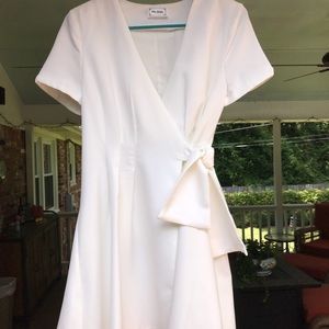 White Wrap Dress
